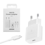 Samsung Travel Charger 15W EP-T1510X with Type-C to Type-C cable (1m) White EU (EP-T1510XWEGEU)