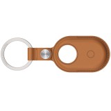 Samsung Vegan Leather Key Ring Brown for Galaxy Smart Tag 2 okos nyomkövető vegán bőr kulcstartó tok GP-FUT560BRA
