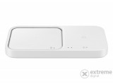 SamsungWireless töltő dupla,hálózati töltővel,Fehé