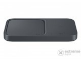 SamsungWireless töltő dupla hálózati töltővel,Feke