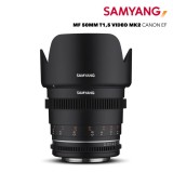 Samyang VDSLR 50mm T1.5 MK2 MILC Cinema lencse Fekete