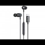 Sandberg 126-50 USB-C mikrofonos fülhallgató fekete (126-50)