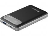 Sandberg 421-16 külső akkumulátor Lítium-polimer (LiPo) 10000 mAh Alumínium, Fekete