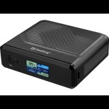 Sandberg 421-25 külső akkumulátor Lítium-polimer (LiPo) 20000 mAh Vezeték nélkül tölthető Fekete