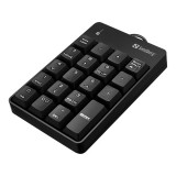 SANDBERG Billentyűzet, USB Wired Numeric Keypad (630-07) - Billentyűzet