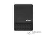 Sandberg Egérpad - Memory Foam Mousepad Square (memória habos csuklótámasz fekete)