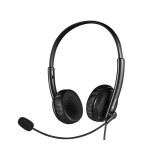 Sandberg fejhallgató - 2in1 office headset jack+usb (mikrofon; usb+jack; hanger&#337; szabályzó; 1,5m kábel; fekete) 126-21