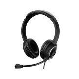 Sandberg fejhallgató - minijack chat headset (mikrofon; 3,5mm jack; hanger&#337; szabályzó; 1,8m kábel; fekete) 126-15
