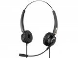 Sandberg fejhallgató - usb office headset pro stereo (usb; mikrofon; hanger&#337; szabályzó; 2,1m kábel; fekete) 126-13