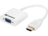 Sandberg HDMI to VGA+Audio Converter White 508-77