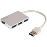 SANDBERG Hub és elosztó, USB 3.0 Pocket Hub 4 ports (133-88) - USB Elosztó
