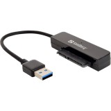 SANDBERG külső HDD ház (2,5", SATA, USB 3.0, USB-A)