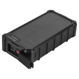 Sandberg Solar Powerbank CampLED 20000, 20000mAh, napelemes, LED lámpa, IP65, fekete - 421-24