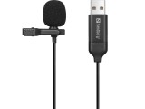 Sandberg Streamer USB Clip Microphone Black 126-40