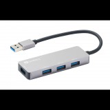 Sandberg USB-A 1xUSB3.0+3x2.0 hub (333-67) (333-67) - USB Elosztó