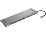 Sandberg USB-C 10-in-1 Docking Station Silver 136-31