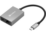 Sandberg USB-C Gigabit Adapter Aluminum Silver 136-60