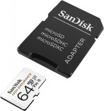 Sandisk 00183566 64gb sd micro (sdxc class 10 uhs-i u3) high endurance memóriakártya