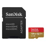 Sandisk 128GB microSDXC Class 10 U3 V30 A2 Extreme + adapterrel 00121586
