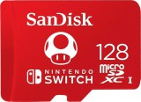 Sandisk 128GB microSDXC Class 10 UHS-1 U3 A1 For Nintendo Switch adapter nélkül  00183552