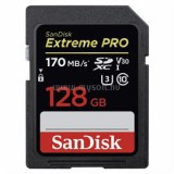 Sandisk 128GB SD (SDXC Class 10 UHS-I U3) Extreme Pro memória kártya (183531)