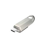 Sandisk 128GB Ultra Luxe USB3.2 Type-C Flash Drive Silver SDCZ75-128G-G46
