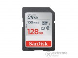 SanDisk 186470 SDXC Ultra 128 GB 100 MB/s UHS-1 Class 10 memóriakártya