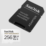 Sandisk 256GB microSDXC High Endurance Class 10  CL10 U3 V30 + adapterrel 00183568