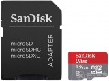SanDisk 32GB Ultra microSD memória kártya, A1, Class 10, UHS-I (186500)