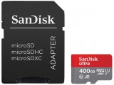 Sandisk 400GB microSDXC Ultra Android Class 10 UHS-I U1 A1 + adapterrel SDSQUA4-400G-GN6MA
