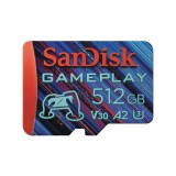 Sandisk 512GB microSDXC GamePlay Class 10 U3 V30 A2 SDSQXAV-512G-GN6XN