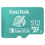 Sandisk 512GB SD microSDXC Class 10 UHS-I U3 Nintendo Switch 00186522