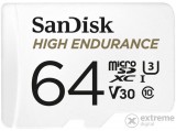 Sandisk 64GB High Endurance MicroSDXC memóriakártya, 100 MB/S,C10,U3,V30,A2