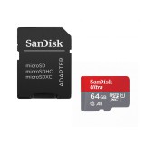 Sandisk 64GB microSDXC Ultra Class 10 UHS-I A1 + adapterrel 00215426