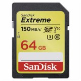 Sandisk 64GB SD (SDXC Class 10 UHS-I U3) Extreme memória kártya (183524)