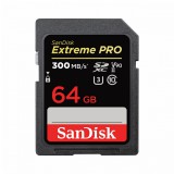 Sandisk 64GB SDXC Extreme Pro Class 10 UHS-II CL10 U3 V90 00121505