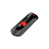 SanDisk Cruzer Glide USB flash meghajtó 128 GB USB A típus 2.0 Fekete, Vörös