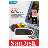 SANDISK CRUZER ULTRA PENDRIVE 64GB USB 3.0 Fekete