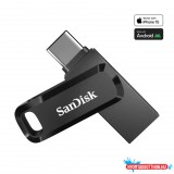 SanDisk Dual Drive pendrive, 128GB, fekete (SDDDC3-128G-G46)
