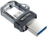 Sandisk Dual Drive Pendrive 128GB USB3.0+MicroUSB (szürke) (173386)