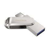 SanDisk Dual Drive pendrive, 256GB, ezüst (SDDDC4-256G-G46 )