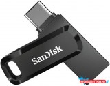 SanDisk Dual Drive pendrive, 32GB, fekete (SDDDC3-032G-G46 )