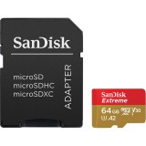 SanDisk Extreme 64 GB MicroSDXC UHS-I Class 10 memóriakártya