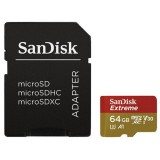 SanDisk Extreme 64GB Micro SDXC U3 V30 + Adapter (170/80 MB/s)