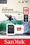 Sandisk EXTREME ACTION MICRO SDXC 128GB + ADAPTER CLASS 10 UHS-I U3 A2 V30 190/90 MB/s