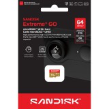 SanDisk Extreme GO 64GB microSDXC C10 UHS-I V30 U3 5K (170/80 MB/s)