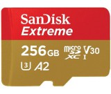 Sandisk Extreme microSDXC A2 V30 UHS-I 256GB