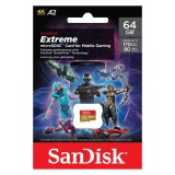 Sandisk Extreme Mobile Gaming 64GB MICRO SDXC A2 C10 V30 UHS-I U3 (170/80 MB/s)