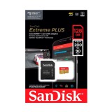 SanDisk Extreme Plus 128GB Micro SDXC U3 V30 (200/90 MB/s) + Adapter