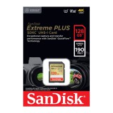 Sandisk Extreme Plus SDXC 128GB CL10 UHS-I U3 V30 (190 MB/s)